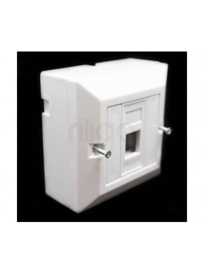 קופסא Deep plastic box Cat6 - פתרון רשת אלגנטי להתקנה יחידה