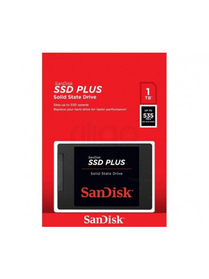 SanDisk SSD PLUS 1TB – דיסק SSD מהיר במיוחד לשדרוג ביצועים