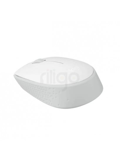 עכבר אלחוטי Logitech M171 לבן-שמנת במבט מלמעלה