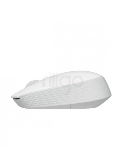 עכבר אלחוטי Logitech M171 לבן-שמנת במבט מלמעלה