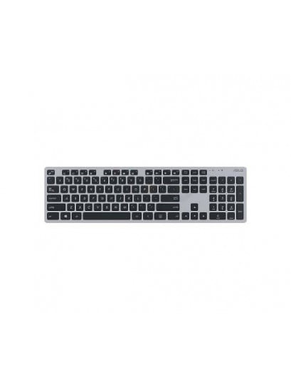 סט מקלדת ועכבר אלחוטי ASUS W5000 Copilot Grey | אופטי 1200DPI | נוחות ודיוק ASUS