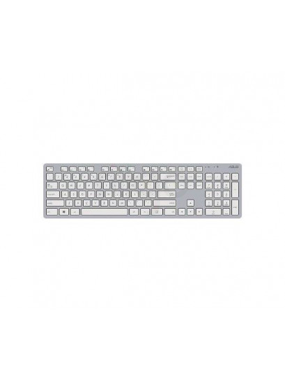 סט מקלדת ועכבר אלחוטי ASUS W5000 Copilot White | עיצוב חדשני וביצועים מדויקים