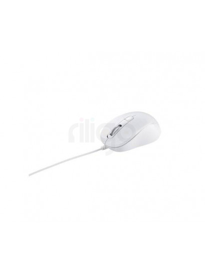 עכבר חוטי ASUS MU101C White | אופטי 1600 DPI | חיבור USB 3.0 מהיר