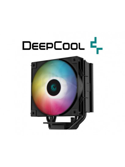 DeepCool AG400 Black ARGB | קירור אוויר למעבד עוצמתי 220W TDP | מאורר שקט 120mm