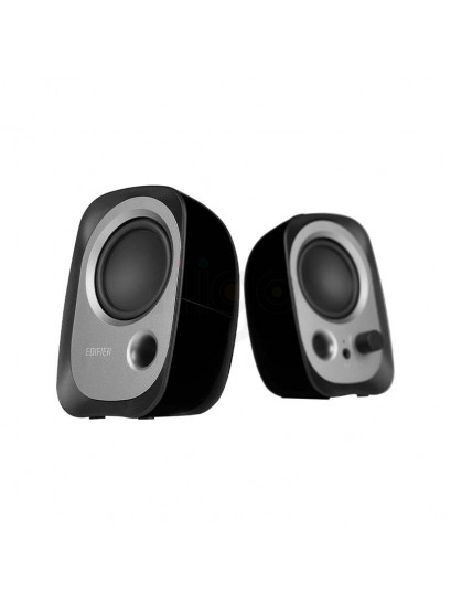 רמקולים Edifier R12U Black USB - סאונד איכותי קומפקטי 4W RMS