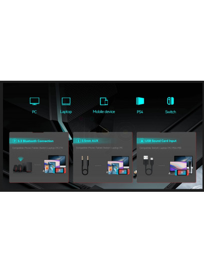 רמקולי גיימינג Edifier MAX - צליל היקפי 2.1 ותאורת RGB סוחפת