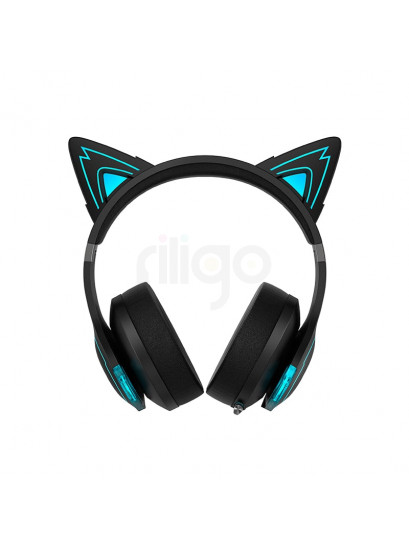 אוזניות גיימינג אלחוטיות Cat Black – סאונד עוצמתי ועיצוב קאטומי מודרני