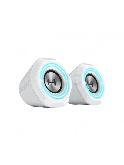 רמקולים גיימינג Edifier G1000 White: סאונד עוצמתי ותאורת RGB מרהיבה לשולחן הגיימר