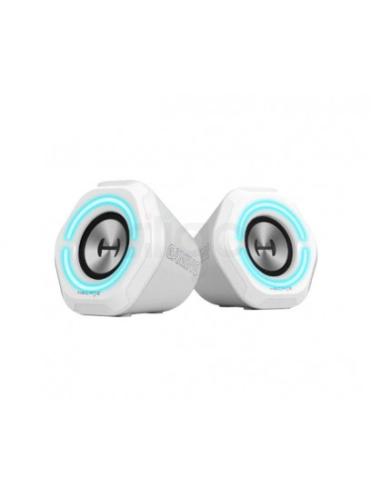 רמקולים גיימינג Edifier G1000 White: סאונד עוצמתי ותאורת RGB מרהיבה לשולחן הגיימר