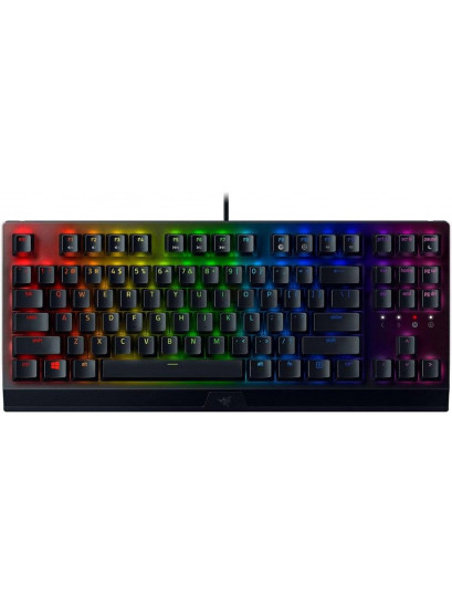 מקלדת גיימינג Razer BlackWidow v3 TKL | חווית הקלדה אולטימטיבית עם סוויצ'ים ירוקים