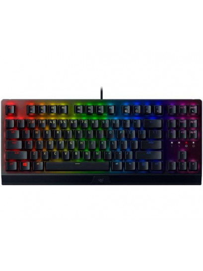 מקלדת גיימינג Razer BlackWidow v3 TKL | חווית הקלדה אולטימטיבית עם סוויצ'ים ירוקים