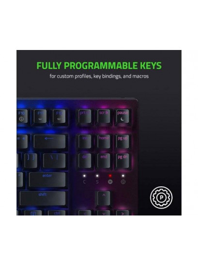 מקלדת גיימינג Razer BlackWidow v3 TKL | חווית הקלדה אולטימטיבית עם סוויצ'ים ירוקים