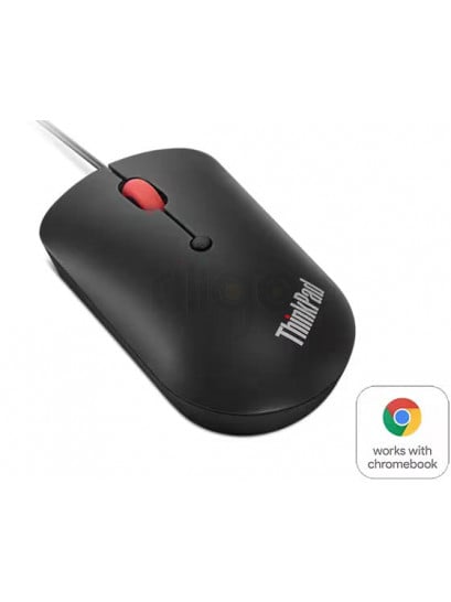 עכבר חוטי Lenovo ThinkPad USB-C | קומפקטי, מדויק, אחריות שנה