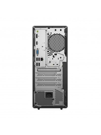 מחשב נייח Lenovo ThinkCentre neo 50t Gen 5 שחור עם כונן אופטי ויציאות USB קדמיות