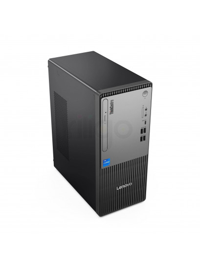 מחשב נייח Lenovo ThinkCentre neo 50t Gen 5 שחור עם כונן אופטי ויציאות USB קדמיות