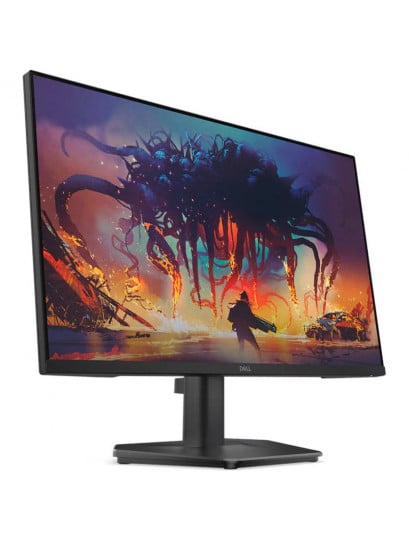 מסך גיימינג Dell SE2425HG שחור עם תמונה צבעונית של משחק