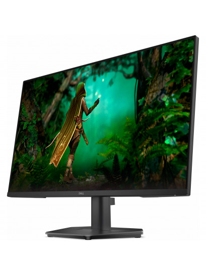 מסך מחשב Dell SE2725HG שחור, מבט מהצד עם מעמד