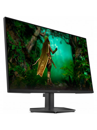 מסך מחשב Dell SE2725HG שחור, מבט מהצד עם מעמד