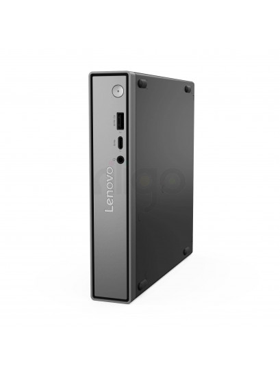 מחשב נייח זעיר Lenovo ThinkCentre neo 50Q Gen 5 שחור עם חיבורי USB ו-Type-C קדמיים