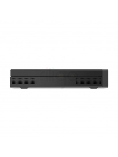 מחשב נייח זעיר Lenovo ThinkCentre neo 50Q Gen 5 שחור עם חיבורי USB ו-Type-C קדמיים