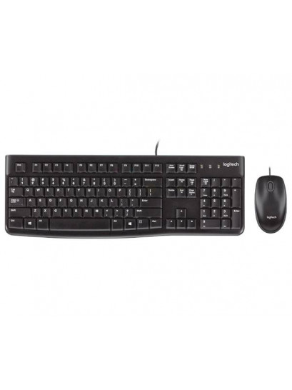 סט מקלדת ועכבר חוטי Logitech MK120 – חווית עבודה נוחה ומדויקת | Logitech