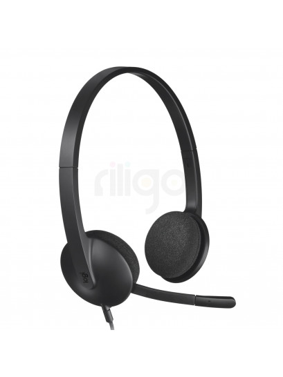 Logitech USB Headset – אוזניות USB קלות ונוחות לשיחות ולמידה מרחוק