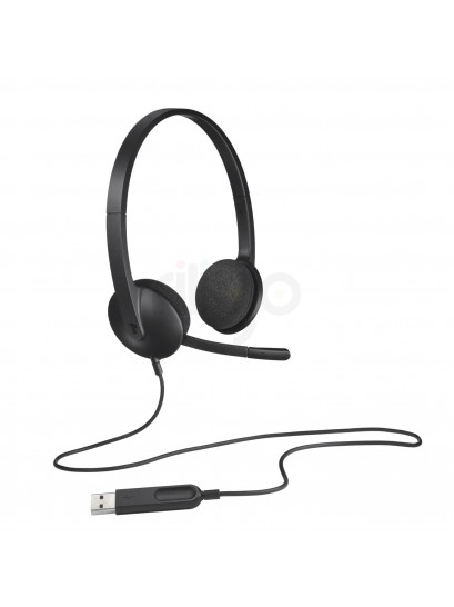 Logitech USB Headset – אוזניות USB קלות ונוחות לשיחות ולמידה מרחוק