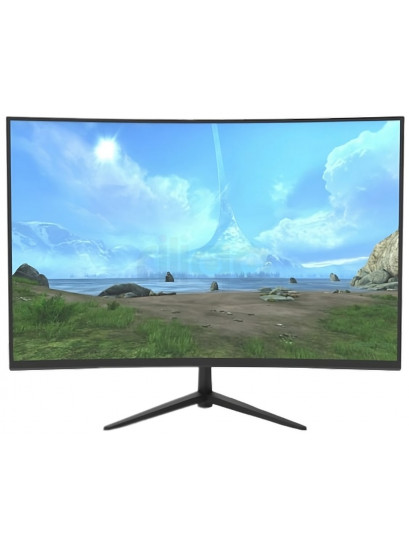 מסך גיימינג למחשב קעור Solid J239GCW8 23.8 FHD VA 180HZ 5MS DP HDMI
