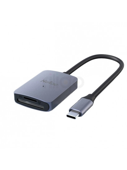 קורא כרטיסים usb 3.0 Type-C mSD/SD Netac 