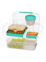 קופסת אוכל סיסטמה 1.65 ליטר BENTO LUNCH TO GO - מנטה