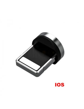 כבל טעינה לאייפון מגנטי Lightning 2.4A מהיר לטלפון 1 מטר KEYSION - שחור