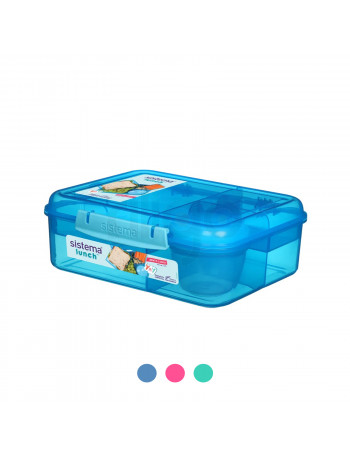 קופסת אוכל סיסטמה 1.65 ליטר BENTO LUNCH - במבחר צבעים