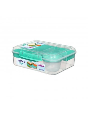 קופסת אוכל סיסטמה 1.65 ליטר BENTO LUNCH TO GO - מנטה