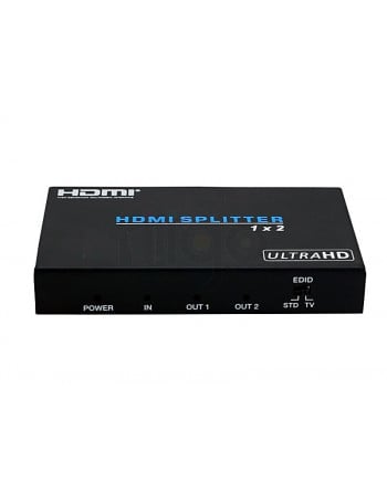 מפצל HDMI ל-2 מסכים מוגבר איכותי 4K@60hz