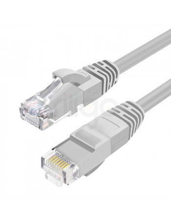 כבל רשת CAT6a SFTP 10Gbps TopX - אפור - 0.15 ס"מ