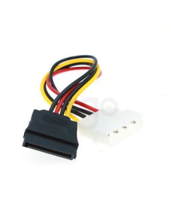 כבל MOLEX חשמל כוח - לחיבור SATA 0.15 ס