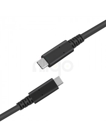 כבל סנכרון וטעינה USB Type-C זכר ל-USB Type-C זכר 3A 5GBPS - באורך 5 מטר