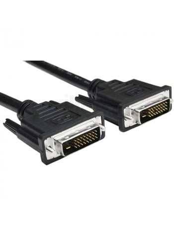 כבל מסך DVI 24+1 זכר-זכר- 1.8 מטר