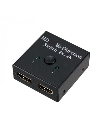 סוויטש מיתוג HDMI דו-כיוונית מ2 מכשירים למכשיר 1 4K 30Hz