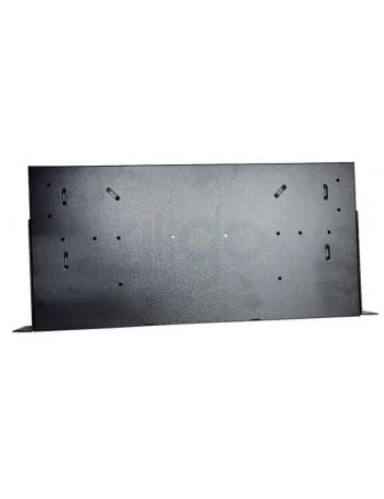 פנל אופטי פרימיום 1U ל-24xSC כפול או 24xLC קוואד, כולל מגש היתוך וברגים למתאמים
