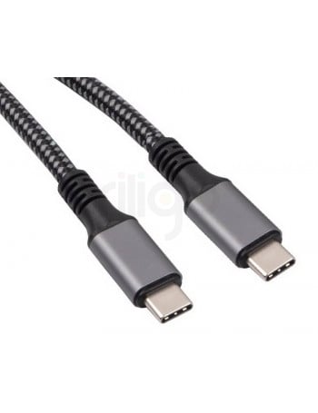 כבל USB-C 10Gbps | תמיכה 4K@60hz | טעינה מהירה 60W | אורך 5 מטר