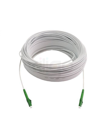 מגשר SM סימפלקס משוריין LC/APC - LC/APC עם ראשים מוגנים להשחלה 30 מטר