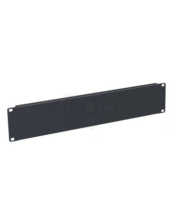 פנל עיוור 19'' 2U מתכתי שחור