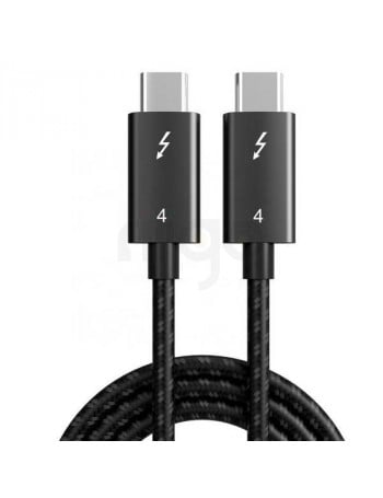 כבל  40Gbps Thunderbolt 4, תקע USB C זכר - C זכר 2 מטר