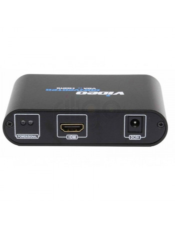 ממיר VGA + אודיו ל-HDMI | מתאם 1080p למחשב