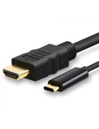 כבל USB C זכר ל-HDMI זכר באורך 1.8 מטר, תומך 4K@60HZ
