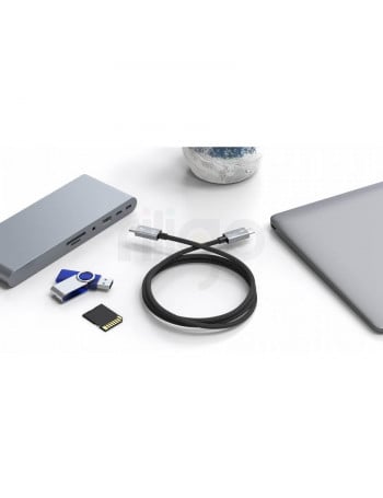 כבל Thunderbolt 5.0 מהיר במיוחד 80/120Gbps עם תמיכה ב-16K וטעינה 240W באורך 2 מטר