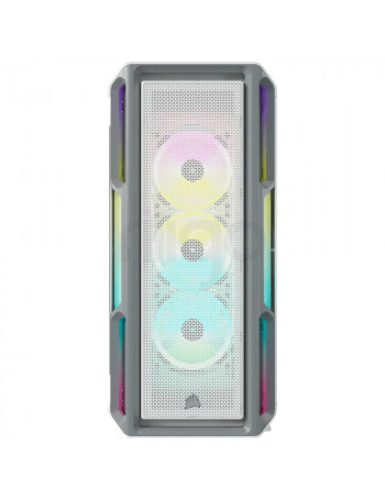 מארז מחשב גיימינג CORSAIR iCUE 5000T Mid-Tower ATX - לבן