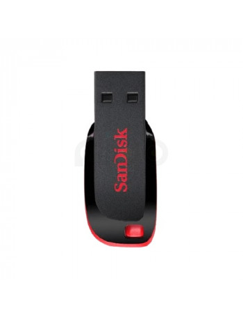 זיכרון נייד 128 GB USB 2.0 SanDisk CRUZER BLAD שחור-אדום