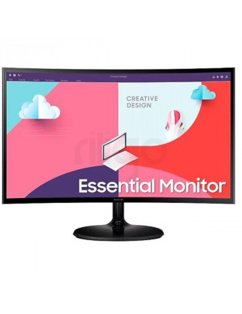 מסך מחשב קעור Samsung Essential S3 S36C 23.8 FHD VA AMD FreeSync 4ms